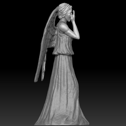 👼 Weeping Angel figure・ OBJ File for 3D printing・Cults